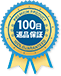100日保証シール